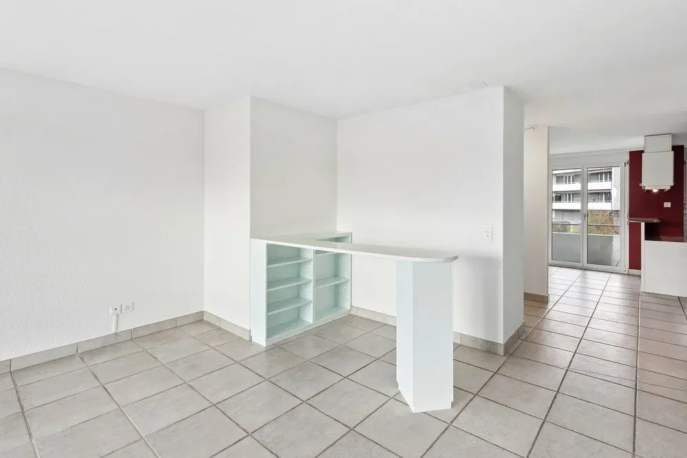 Wohnzimmer; fliesenboden, blick