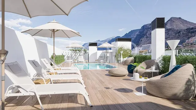 Terraza; vista, luz natural