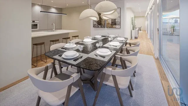 Comedor; electrodomésticos, estilo moderno, luz natural