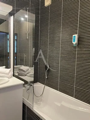 Banyo; fayans zemin, tadilatlı, doğal ışık, modern stil