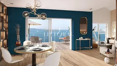 Oturma odası; manzara, doğal ışık, modern stil