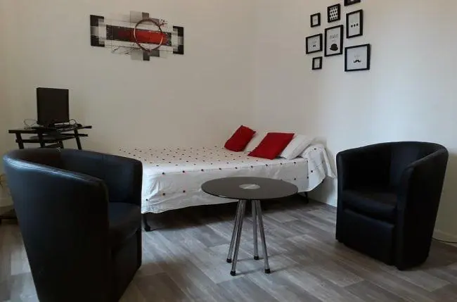 Salon; style moderne, parquet