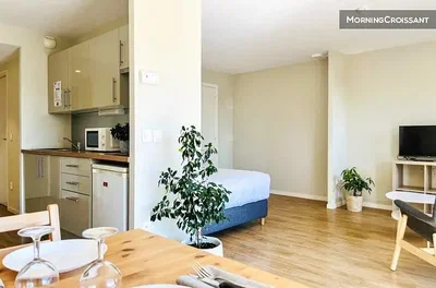 Kuchyně; kuchyňské spotřebiče, přirozené světlo, moderní styl
