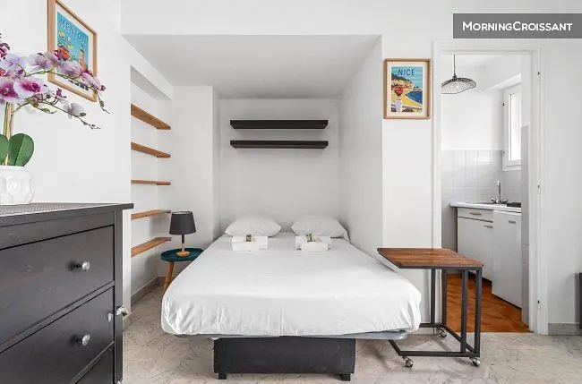 Chambre; lumière naturelle, style moderne