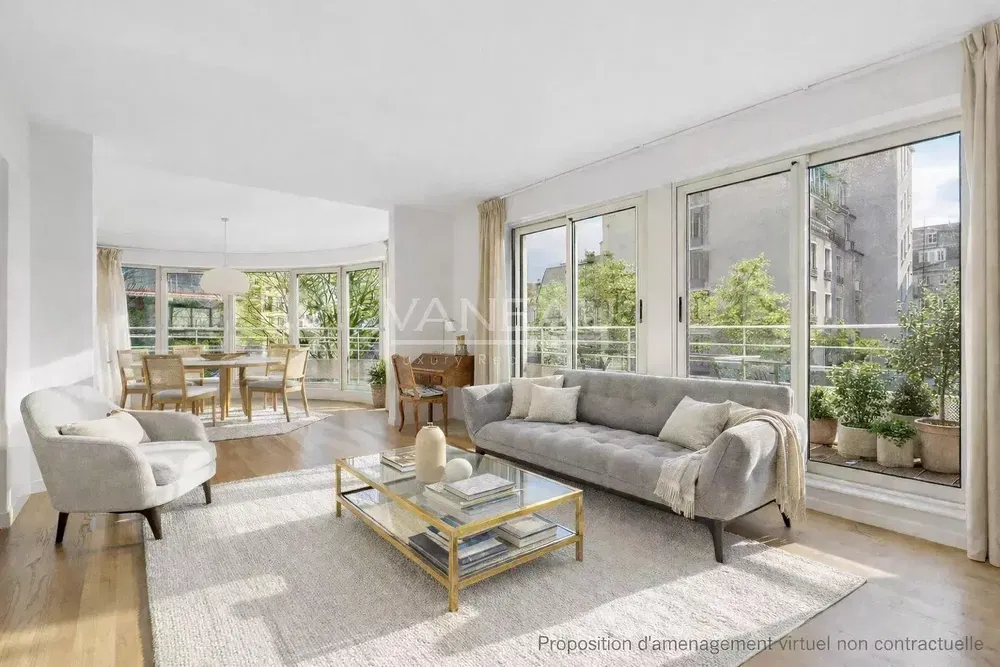 Oturma odası; manzara, doğal ışık, modern stil