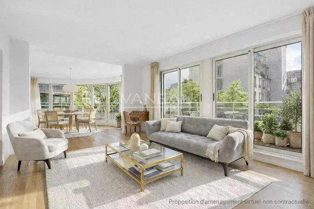 Soggiorno; vista, luce naturale, stile moderno