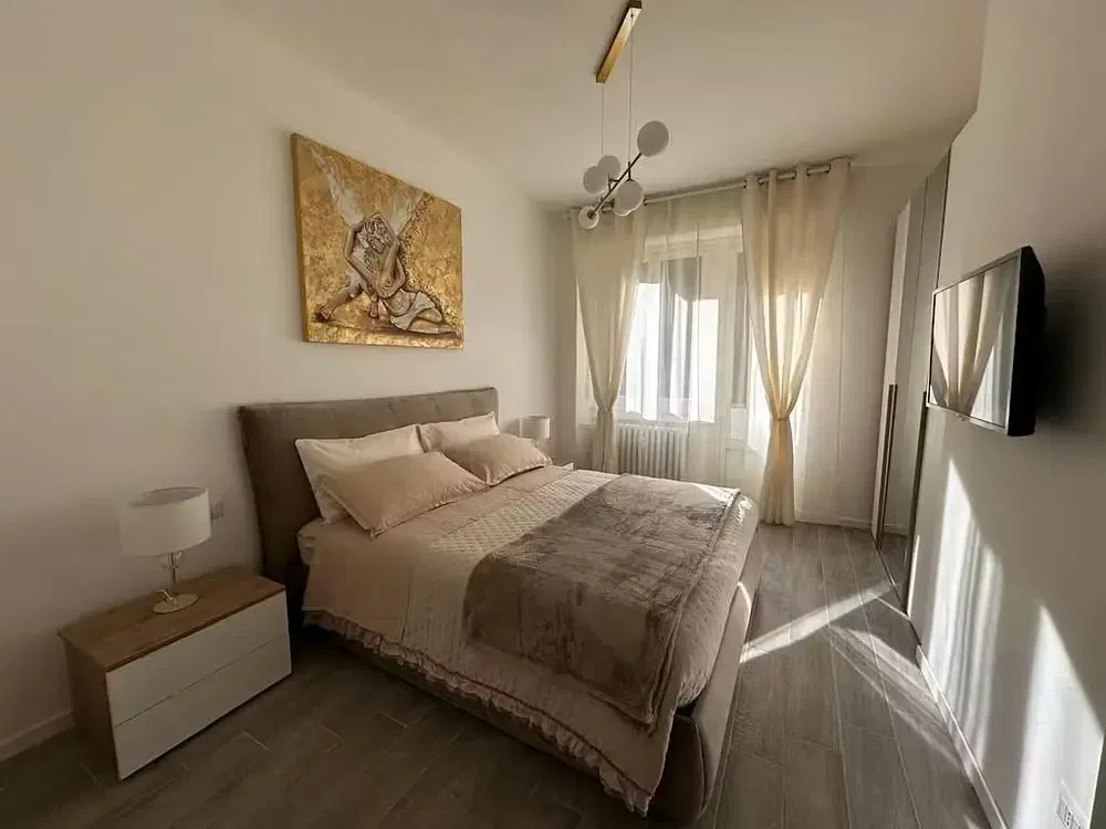 Schlafzimmer; tageslicht, moderner stil