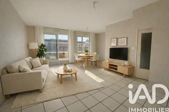 Wohnzimmer; blick, fliesenboden, tageslicht, moderner stil