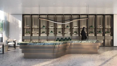 Salle à manger; style moderne, lumière naturelle, rénové