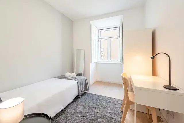 Schlafzimmer; tageslicht, moderner stil