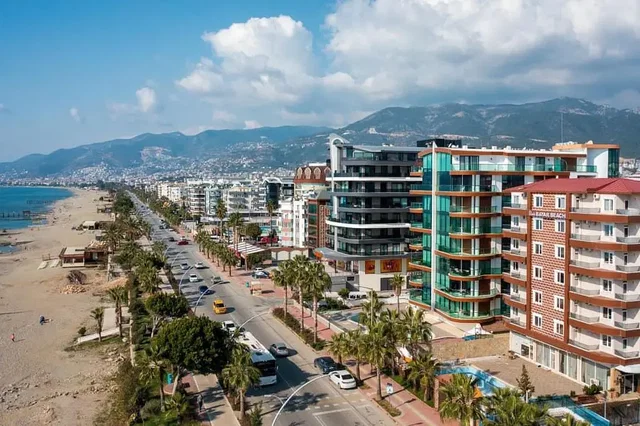 Casa e arredores; vista