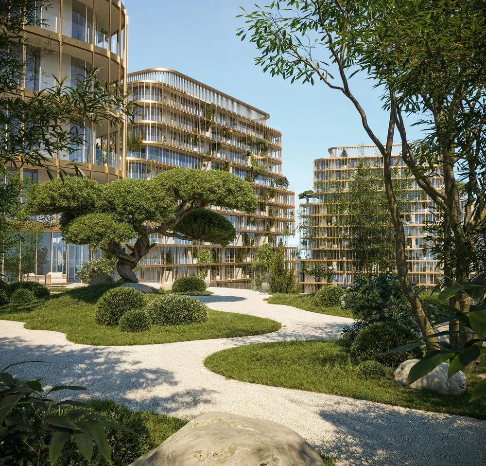 Maison et environs; vue, lumière naturelle