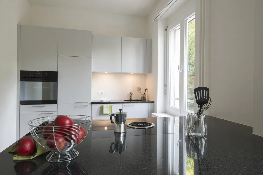 مطبخ; أجهزة المطبخ, ضوء طبيعي, أسلوب عصري