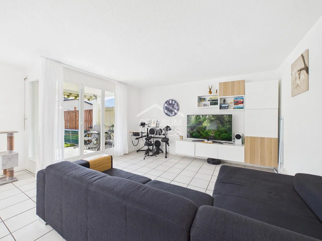 Wohnzimmer; tageslicht, blick