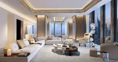 Dnevna soba; pogled, prirodno svjetlo, moderni stil