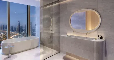 Kupaonica; pogled, prirodno svjetlo, moderni stil, renoviran