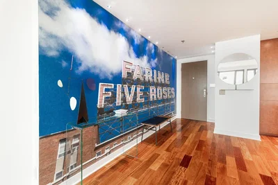 Salon; vue, parquet, style moderne