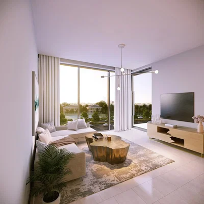 Salon; vue, lumière naturelle, style moderne, carrelage