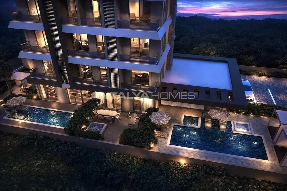 Casa e arredores; vista