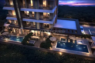 Casa e arredores; vista