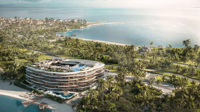 Casa y alrededores; vista