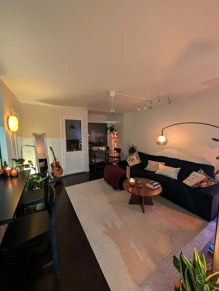 Salon; lumière naturelle, style moderne
