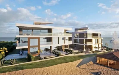 Dům a okolí; výhled