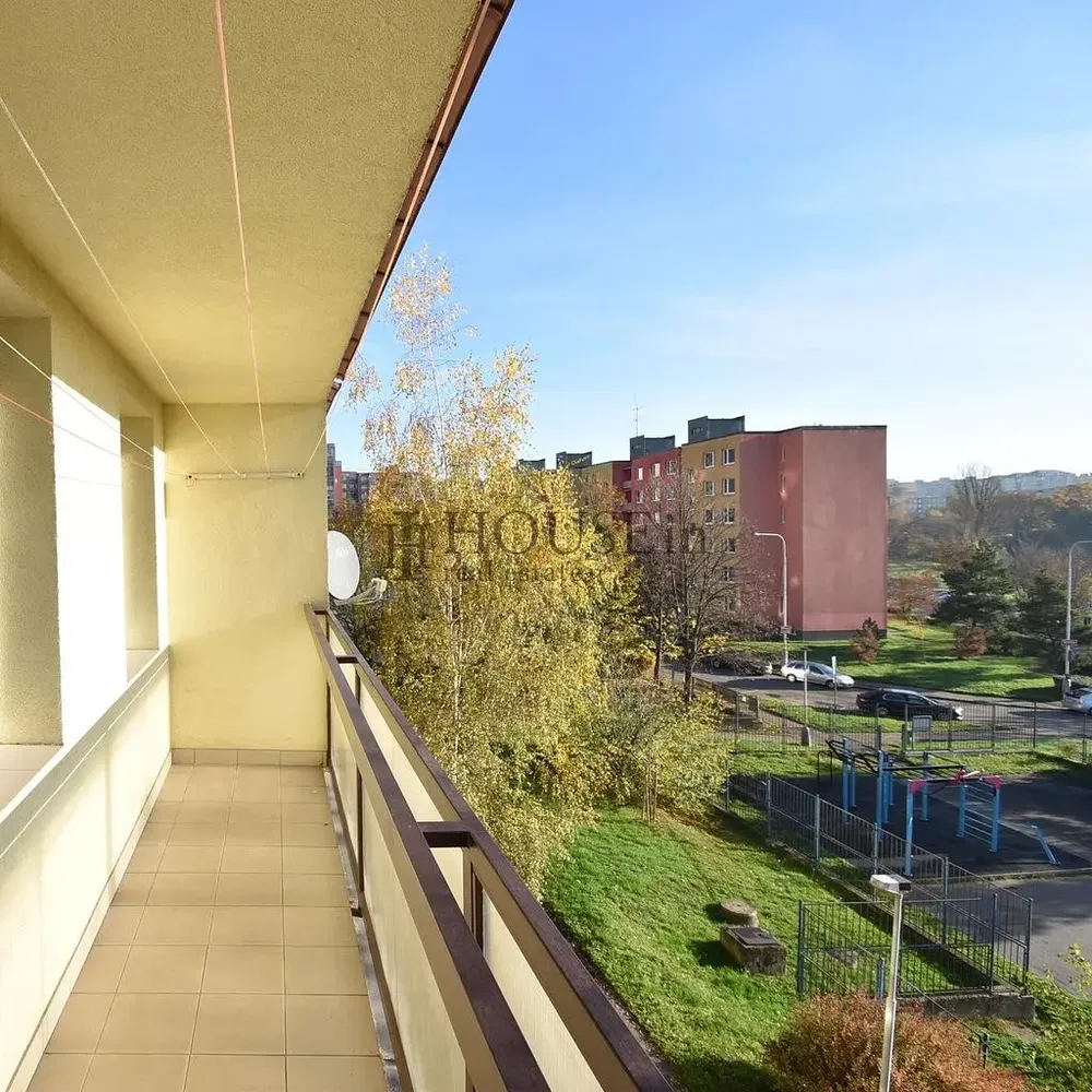 Balcon; vue, carrelage
