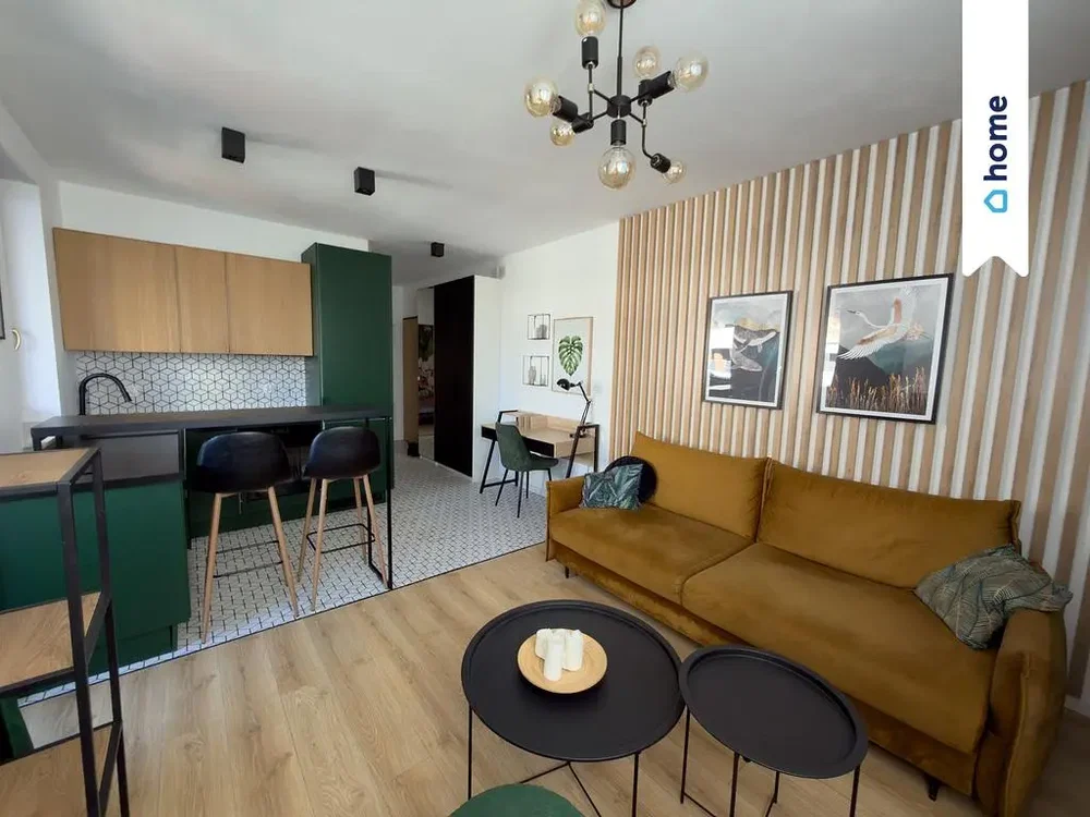Salon; vue, style moderne, parquet, lumière naturelle