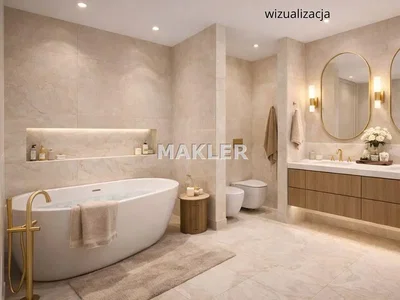 Banyo; fayans zemin, tadilatlı, doğal ışık