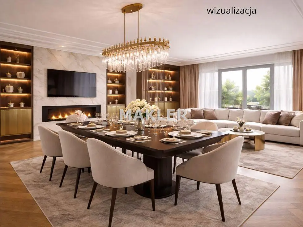 Oturma odası; şömine, modern stil, ahşap zemin, doğal ışık, manzara