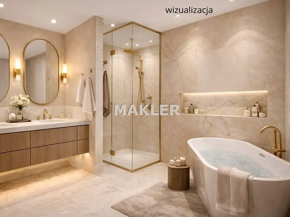 Banyo; fayans zemin, tadilatlı, doğal ışık