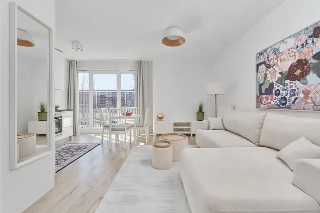 Obývačka; prirodzené svetlo, moderný štýl