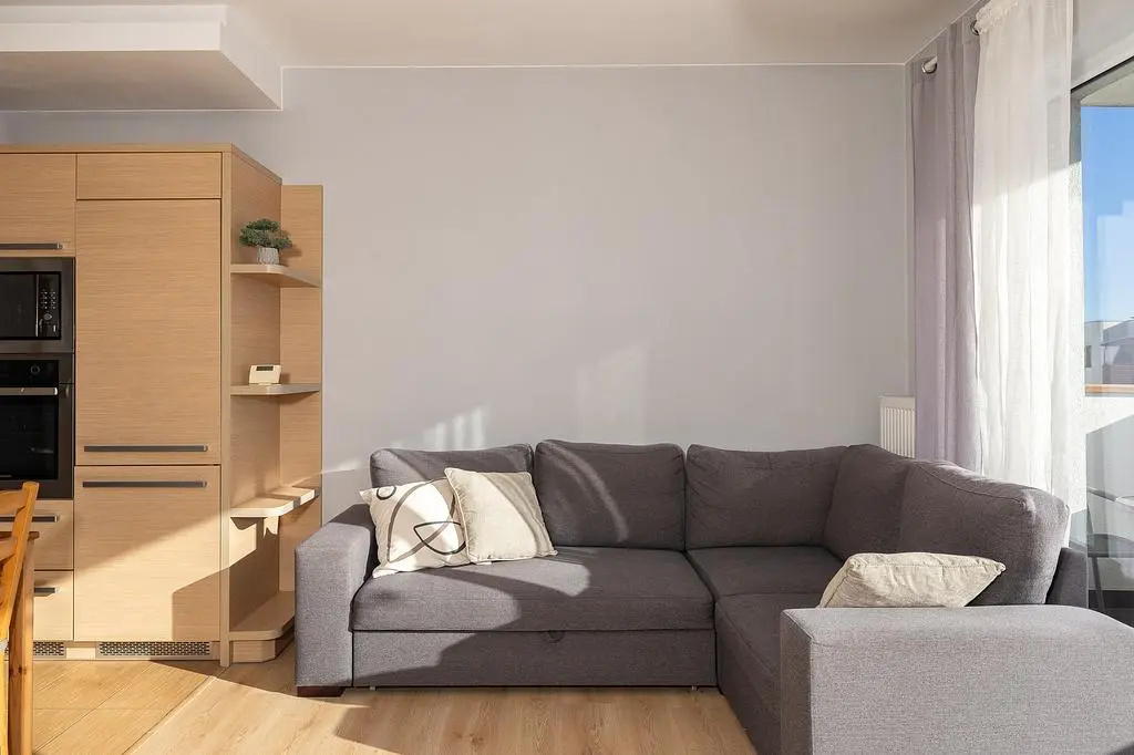 Salon; vue, parquet, lumière naturelle, style moderne
