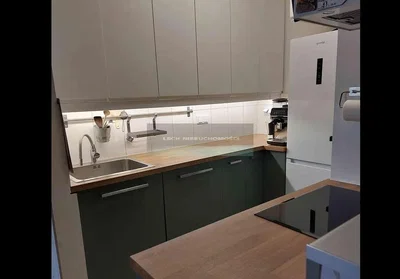 Cuisine; électroménager, rénové, lumière naturelle, style moderne