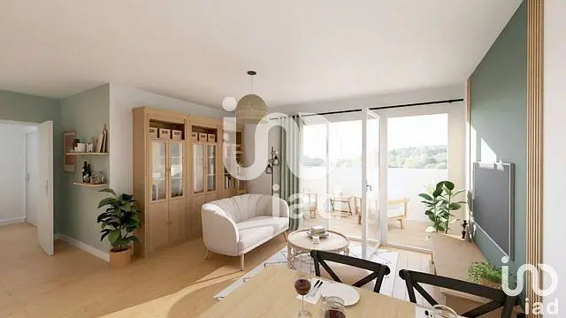 Living room; view, natural light, modern style