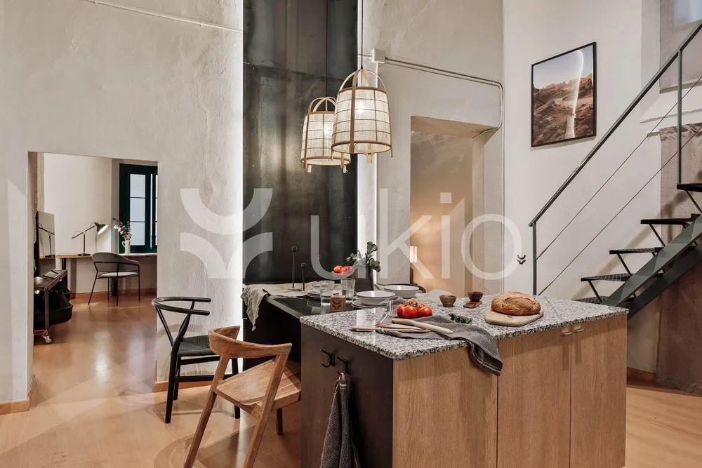 Küche; holzboden, tageslicht, moderner stil