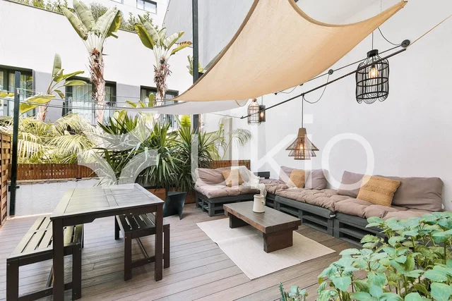 Terrace; natural light, modern style