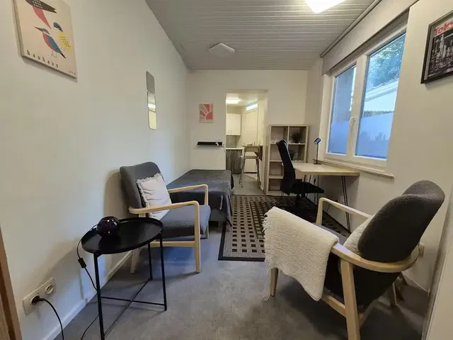 Obývací pokoj; moderní styl, přirozené světlo