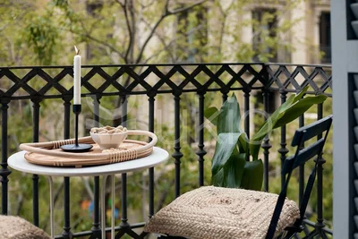 Balkon; manzara, doğal ışık