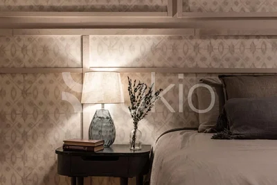 Yatak odası; doğal ışık, modern stil