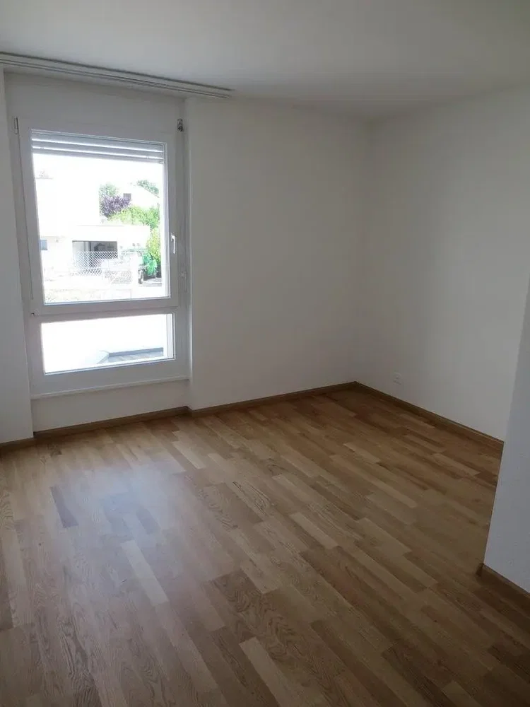 Schlafzimmer; blick, holzboden, tageslicht