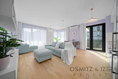 Living room; natural light, wood floor, modern style