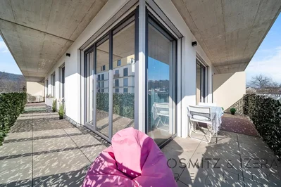 Balcony; view, natural light