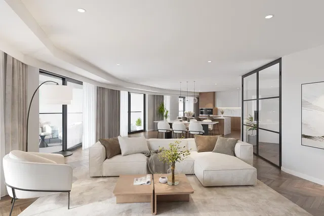 Sala de estar; luz natural, estilo moderno