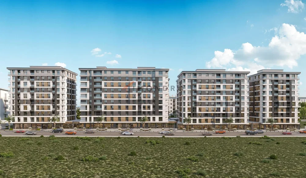 Maison et environs; vue