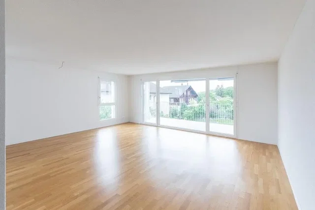 Soggiorno; vista, pavimento in legno, luce naturale