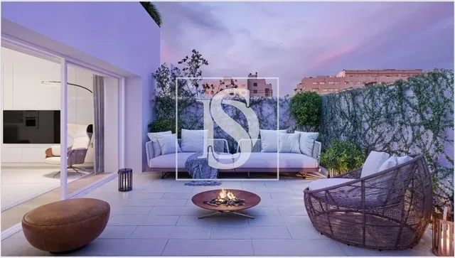 Terrasse; kamin, blick