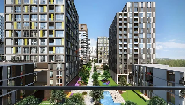 Maison et environs; vue