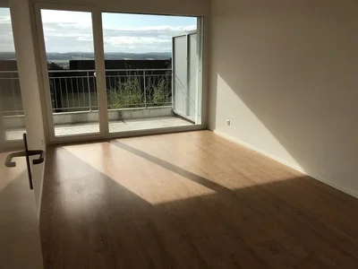 Wohnzimmer; blick, holzboden, tageslicht